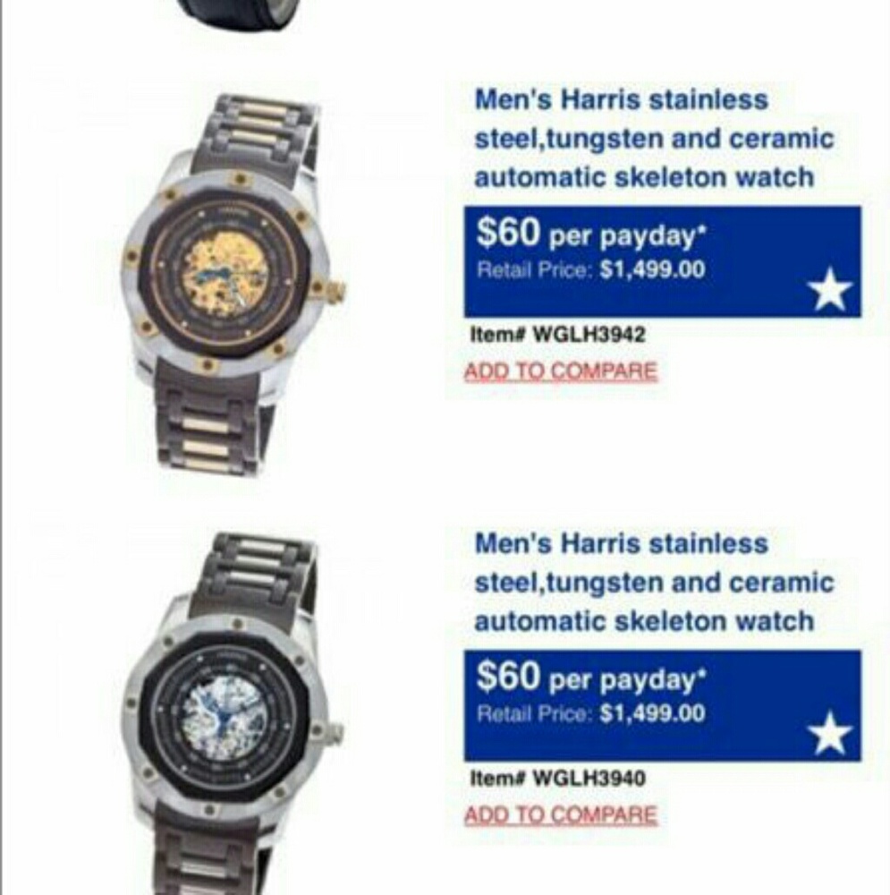 Harris skeleton watch